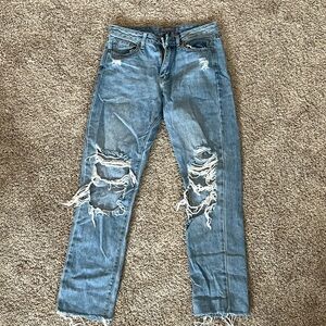 JustUSA baggy jeans with large rips